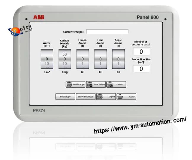 ABB PP875 3BSE092977R1 Panel 800 HMI Touch Panel