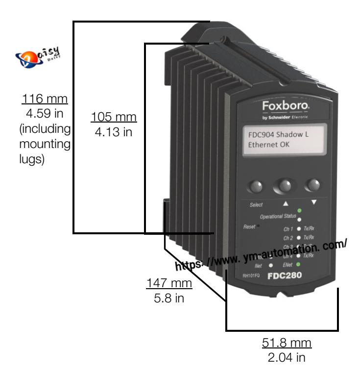 Foxboro FDC280 RH101FQ Field Device Controller